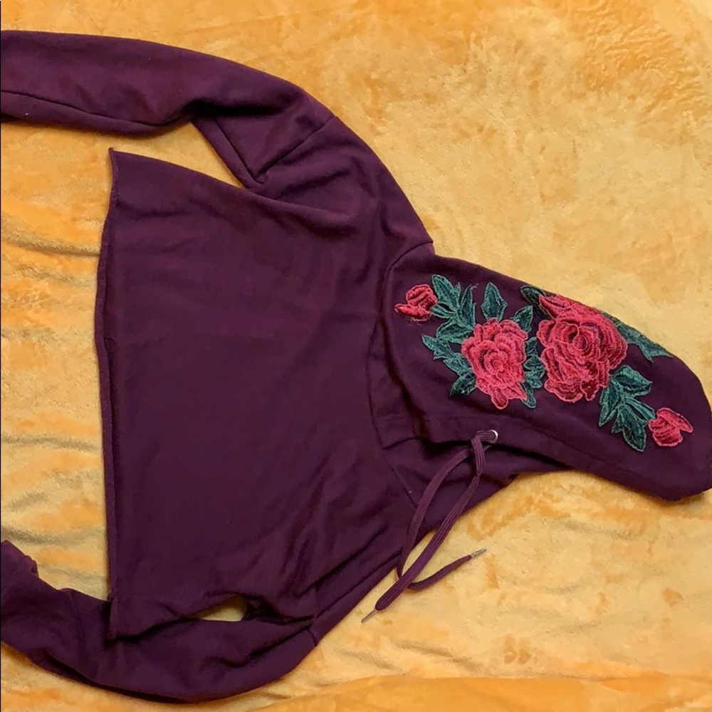 Cropped hoodie
